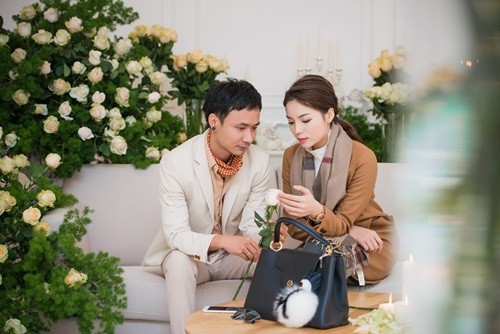 'Bạn trai' đưa Hoa hậu Kỳ Duyên đi chọn hoa cưới ảnh 4