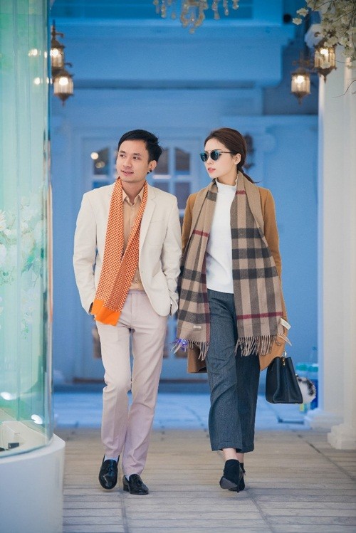 'Bạn trai' đưa Hoa hậu Kỳ Duyên đi chọn hoa cưới ảnh 1