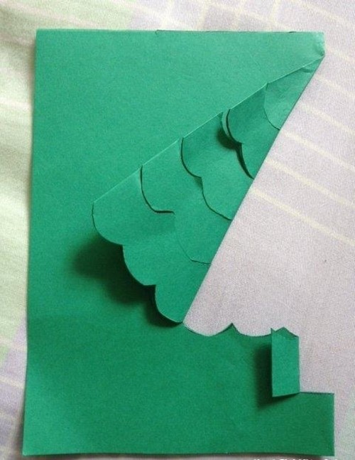 Cách làm 4 mẫu thiệp giáng sinh hình cây thông siêu dễ thương ảnh 2