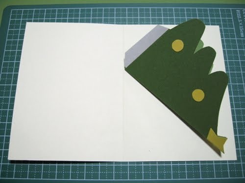 Cách làm 4 mẫu thiệp giáng sinh hình cây thông siêu dễ thương ảnh 15