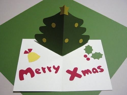 Cách làm 4 mẫu thiệp giáng sinh hình cây thông siêu dễ thương ảnh 17
