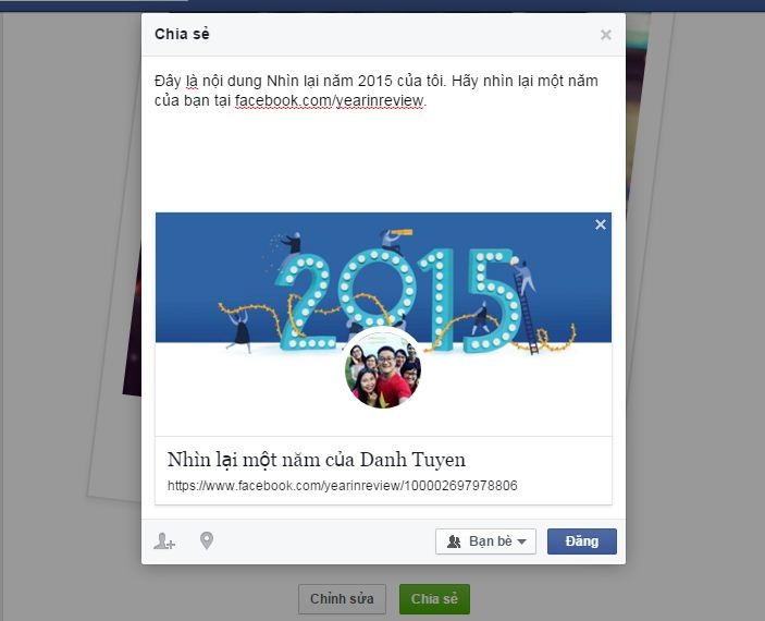 Tổng kết năm 2015 với tính năng Year in Review của Facebook ảnh 4