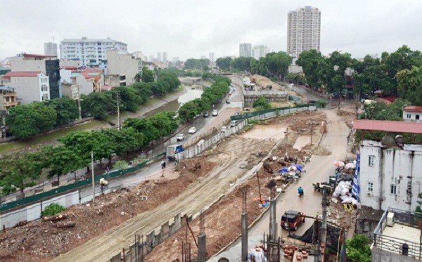 Hà Nội: Hàng chục cây cổ thụ bị chặt để làm đường ảnh 1