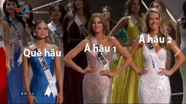 Cười bò loạt ảnh chế sự cố trao nhầm vương miện Hoa hậu hoàn vũ 2015 ảnh 6