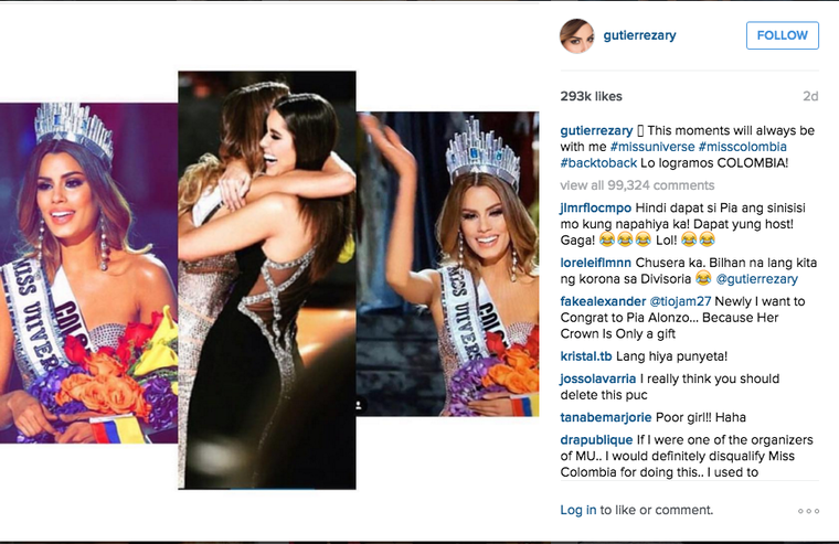 Công ty luật Colombia đâm đơn kiện đòi lại vương miện HHHV 2015 ảnh 3