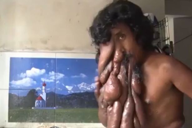 Kỳ lạ người đàn ông mặt voi tại Ấn Độ được coi như vị thần ảnh 3