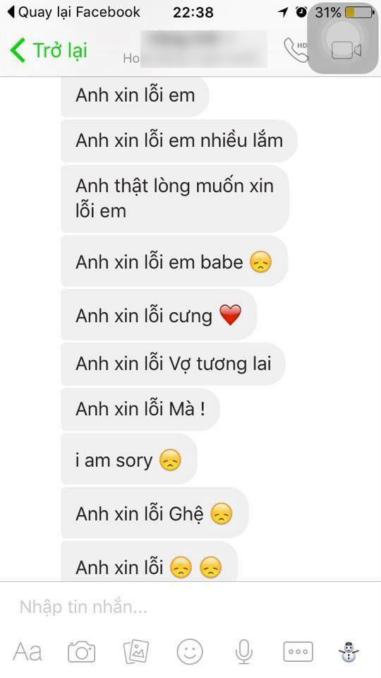 Choáng với chàng trai cần cù gửi 200 tin nhắn xin lỗi người yêu ảnh 5