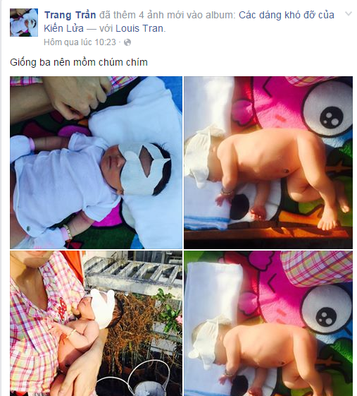 Người cha bí ẩn của con gái Trang Trần bất ngờ lộ diện? ảnh 4