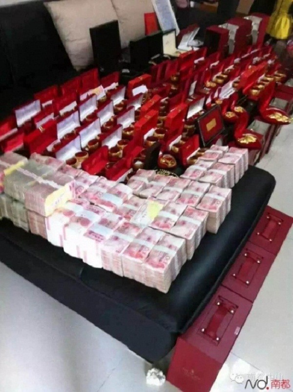 Sốc với đám cưới phong cách cổ trang, cô dâu 'gãy cổ vì vàng' ảnh 8