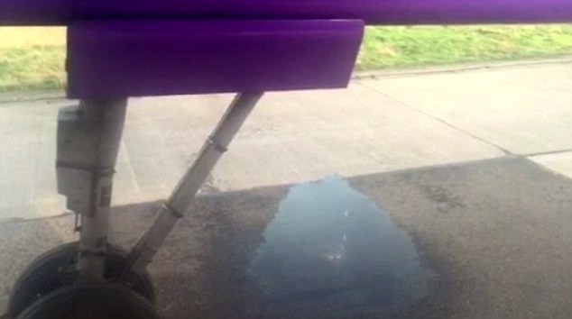 Máy bay hủy cất cánh vì động cơ chảy nhiên liệu trên đường băng ảnh 1