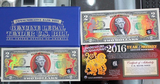 TP.HCM: Phát sốt loạt tiền hình khỉ mừng năm mới 2016 ảnh 8