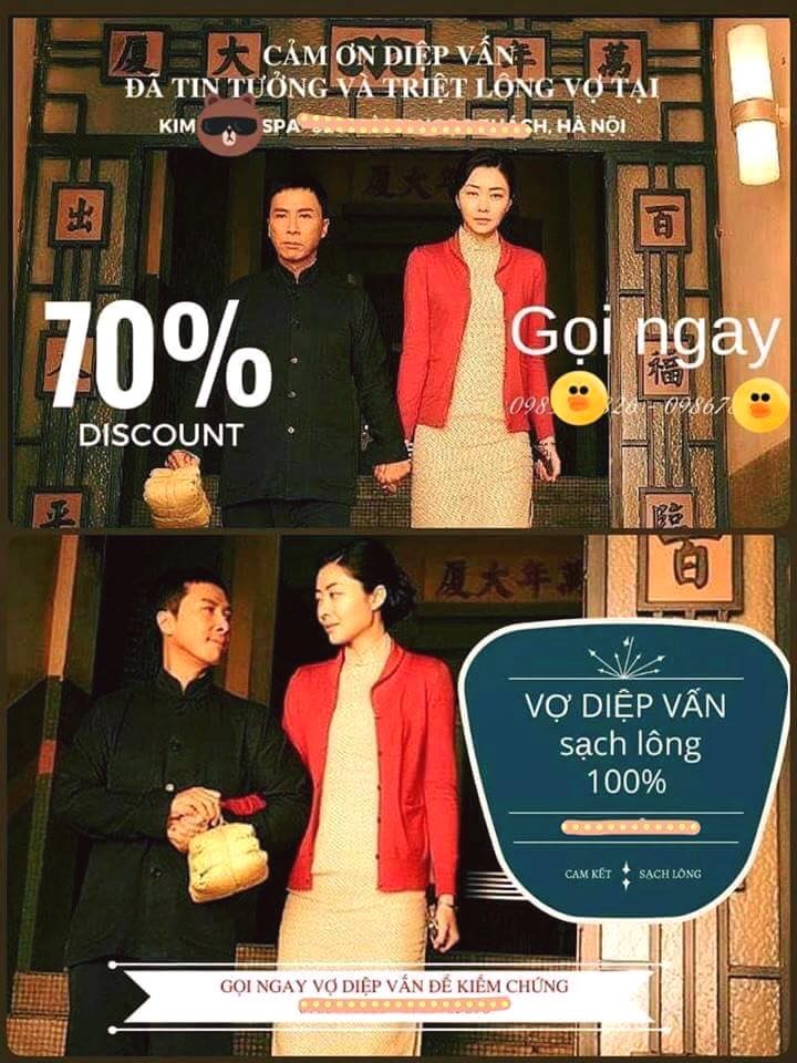 Cư dân mạng 'cười bò' với bộ ảnh chế Diệp Vấn đi.. marketing ảnh 1