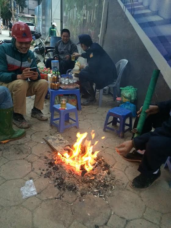 Những bức ảnh cực ‘độc’ chỉ có trong những ngày siêu rét ở Bắc Bộ ảnh 5