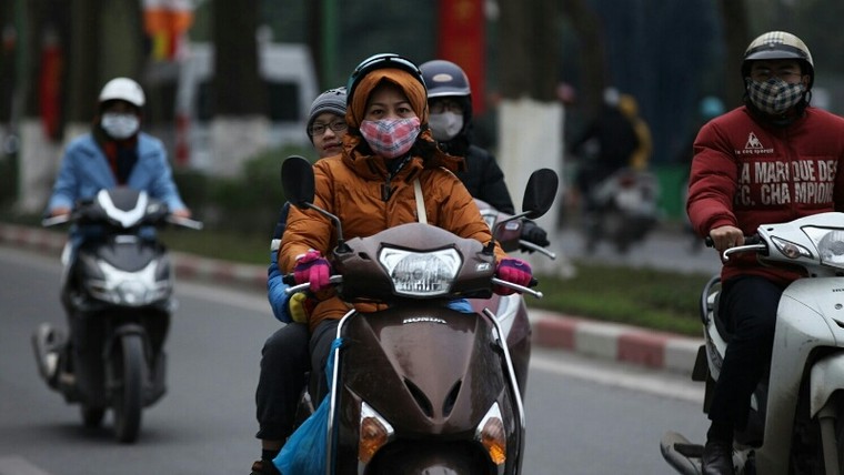 Những bức ảnh cực ‘độc’ chỉ có trong những ngày siêu rét ở Bắc Bộ ảnh 1