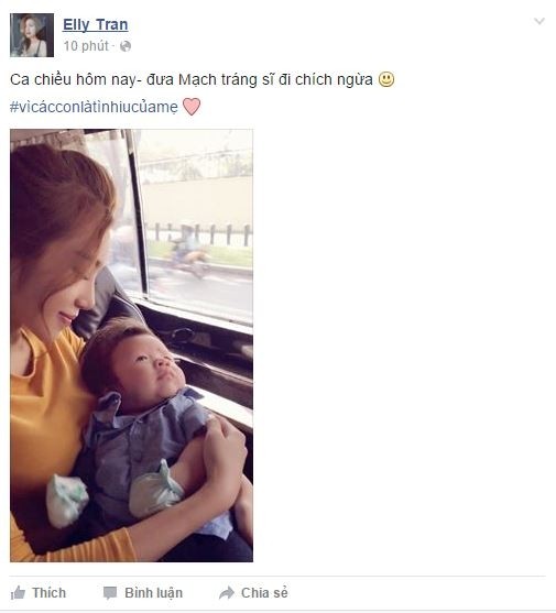 Fan thích thú với một ngày bận rộn của Elly Trần bên hai con ảnh 4