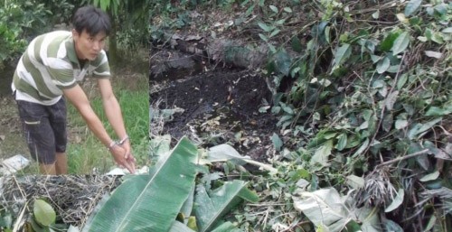 Nghịch tử giết chết mẹ rồi vùi xác dưới mương nước ảnh 1