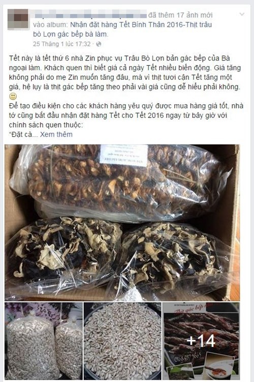 Lợn, gà, bánh kẹo Tết dồn lên Facebook ảnh 1