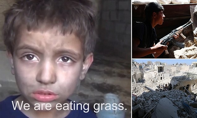 Người Syria ăn cỏ cây sống qua ngày ảnh 1