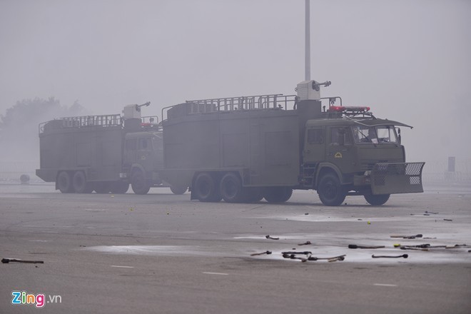 Tình huống thực binh chống bạo động bảo vệ Đại hội Đảng ảnh 18