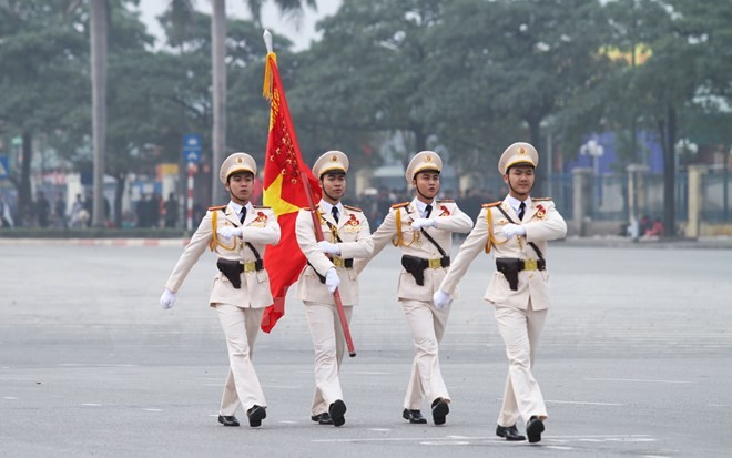 Bộ trưởng Trần Đại Quang phát lệnh xuất quân bảo vệ Đại hội Đảng ảnh 3