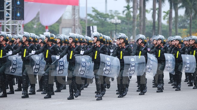 Bộ trưởng Trần Đại Quang phát lệnh xuất quân bảo vệ Đại hội Đảng ảnh 7