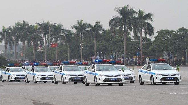 Bộ trưởng Trần Đại Quang phát lệnh xuất quân bảo vệ Đại hội Đảng ảnh 9