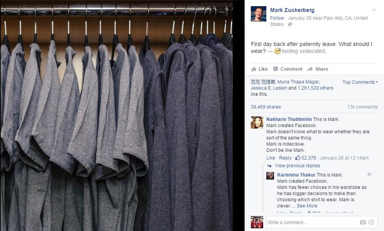 ‘Phát hờn’ với tủ quần áo của Mark Zuckerberg ảnh 2
