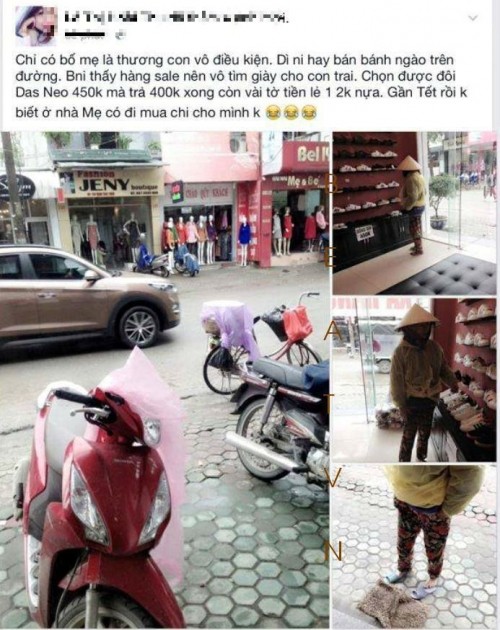 Nặng lòng với món quà Tết của bà mẹ nghèo dành tặng con trai ảnh 1