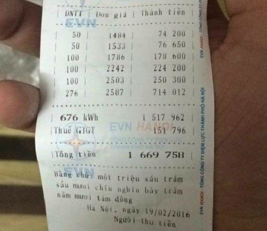 Choáng váng vì tiền điện tăng sốc ảnh 1