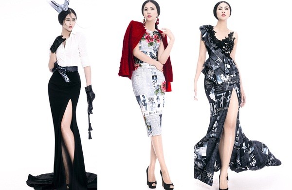Ngọc Hân diện thời trang 'giấy báo' cực chất khoe vẻ quyến rũ ảnh 1