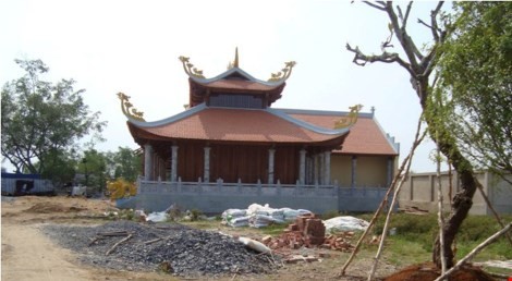 Tạm đình chỉ nhà thờ Tổ của Hoài Linh vì xây dựng không phép ảnh 2