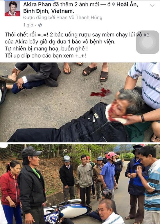 Va quẹt vào xe của Akira Phan đang đi lưu diễn, 1 người nhập viện ảnh 1