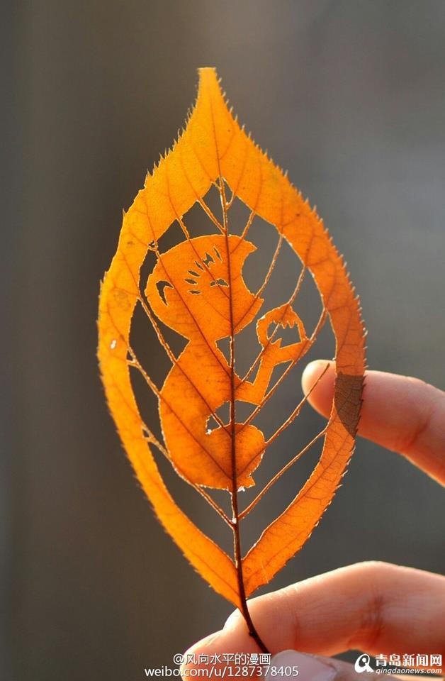 Chiêm ngưỡng tạo hình độc đáo của những chú khỉ trên lá cây ảnh 5