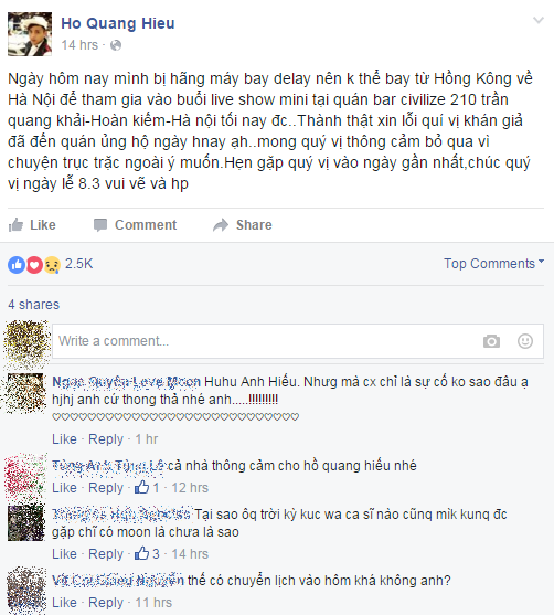 Hồ Quang Hiếu lên tiếng về vụ bị tạm giữ vì mang bom ra sân bay ảnh 4