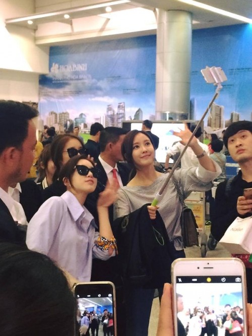 Fan Việt náo loạn vì nhóm T-ara diện áo dài thướt tha tại Sài Gòn ảnh 2