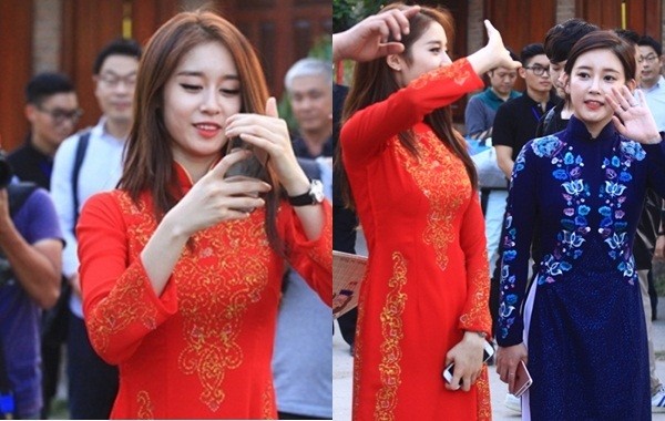 Fan Việt náo loạn vì nhóm T-ara diện áo dài thướt tha tại Sài Gòn ảnh 8