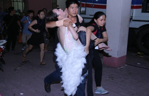 Khánh My kiệt sức, ngất xỉu trên sóng trực tiếp Bước nhảy hoàn vũ ảnh 1