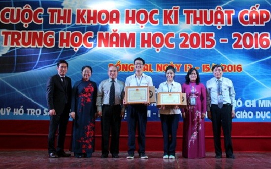 Xâm nhập mặn, chống ngập vào đề tài khoa học của học sinh ảnh 1