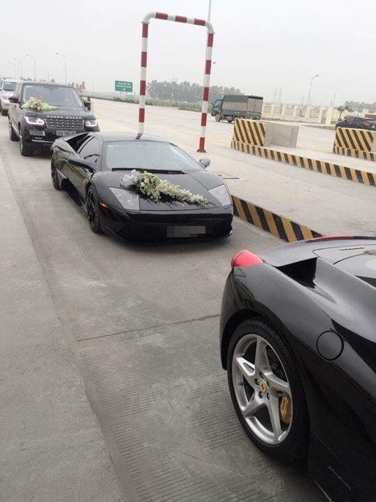 Choáng với dàn siêu xe trăm tỷ trong lễ rước dâu Á hậu Ngô Trà My ảnh 5