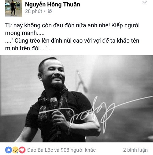 Cả showbiz Việt bàng hoàng, xót xa trước tin tức Trần Lập qua đời ảnh 4