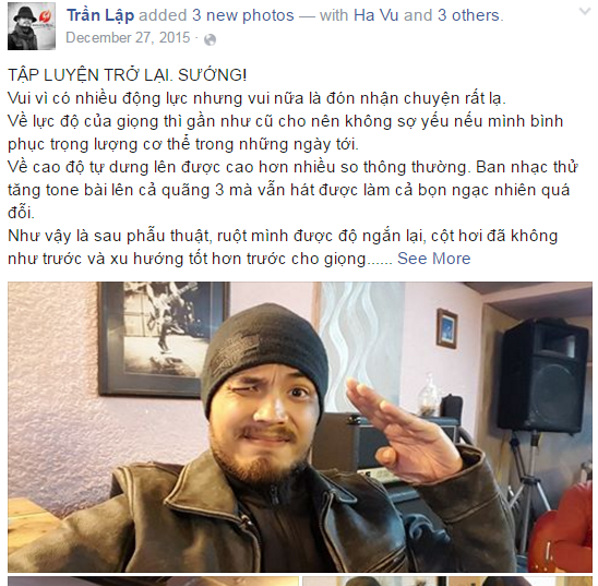 Nhìn lại nụ cười Trần Lập trong chặng đường 'chiến đấu' ung thư ảnh 9