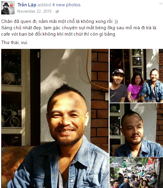 Nhìn lại nụ cười Trần Lập trong chặng đường 'chiến đấu' ung thư ảnh 6