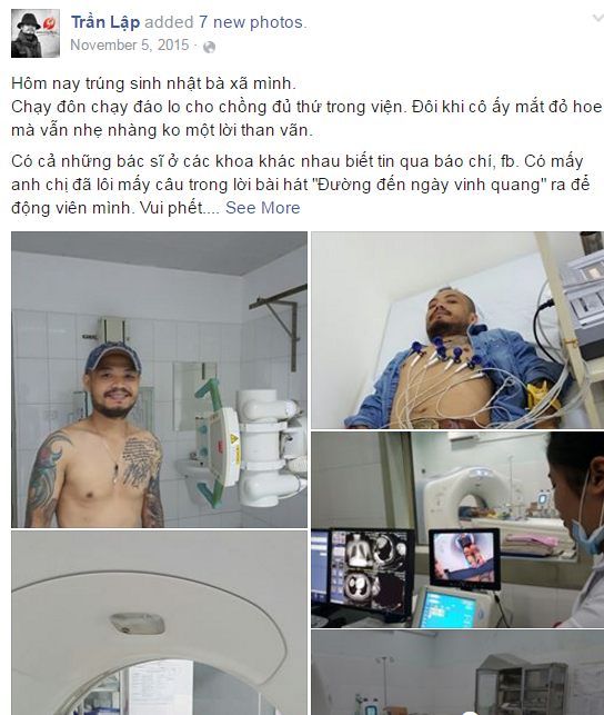 Nhìn lại nụ cười Trần Lập trong chặng đường 'chiến đấu' ung thư ảnh 3