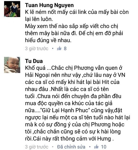 Tuấn Hưng tức giận vì Thu Phương hát 'Nắm lấy tay anh' ảnh 2