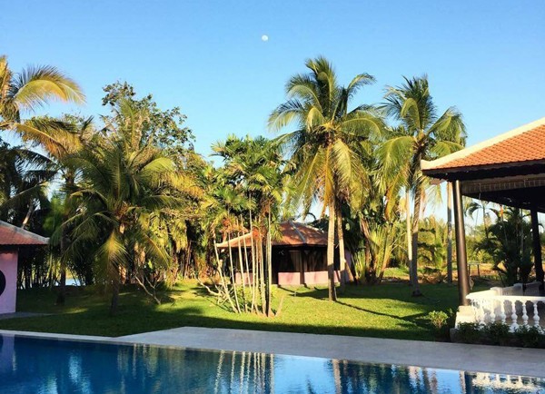 Trang Lạ gợi cảm bên chồng Việt kiều trong hôn lễ ở biệt thự ảnh 13