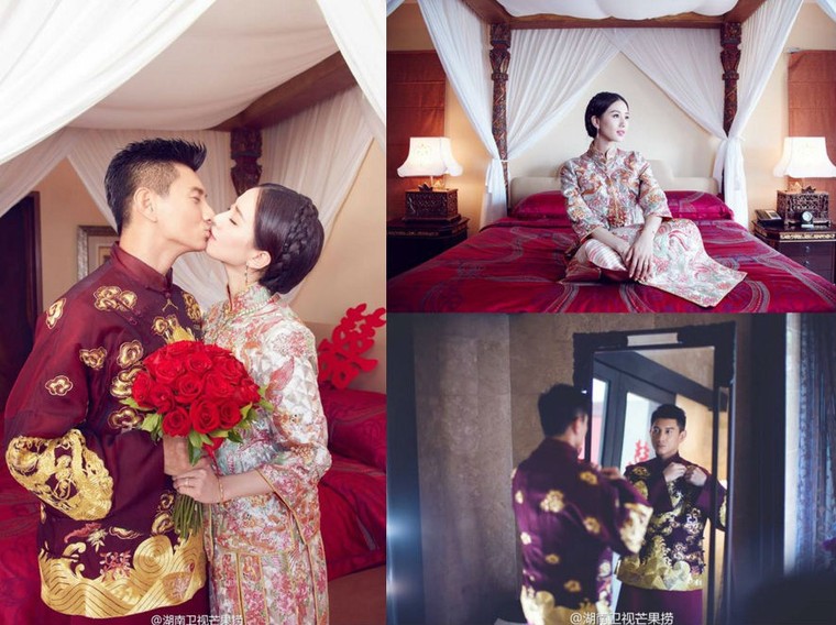 Trong hôn lễ, Ngô Kỳ Long 'khóa môi' phù rể trước mặt Lưu Thi Thi ảnh 2