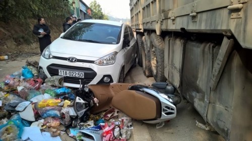 Xác định danh tính tài xế xe tải cán loạt phương tiện ở Cao Bằng ảnh 2