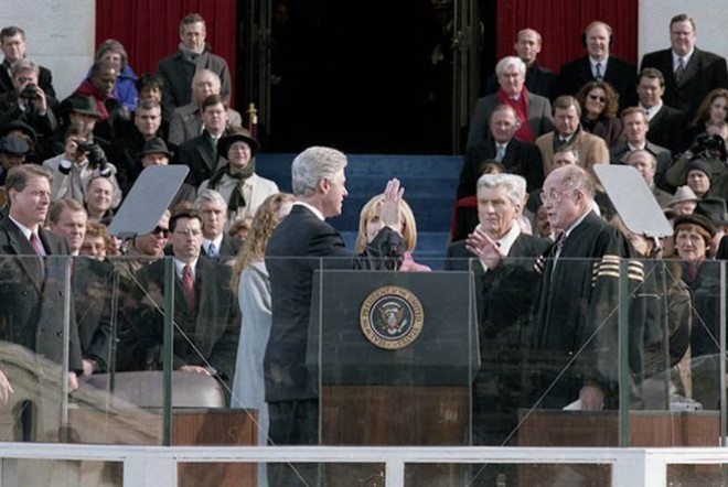 Những khoảnh khắc nhậm chức đáng nhớ trong lịch sử nước Mỹ ảnh 5