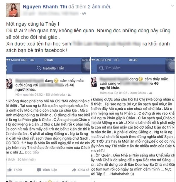 Khánh Thi nổi cơn thịnh nộ vì bị học trò xúc phạm ảnh 2