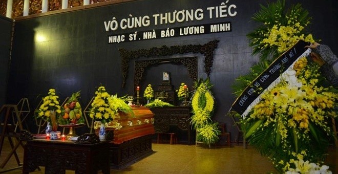 Hà Hồ, Mr Đàm.. ngậm ngùi đến tiễn đưa nhạc sĩ Lương Minh ảnh 3